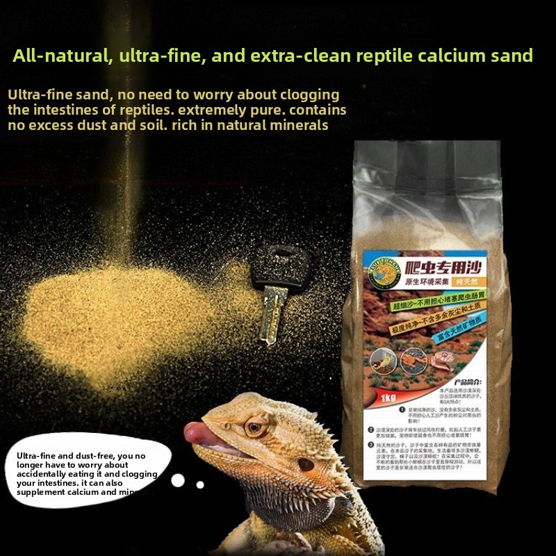 Reptile Sand Calcium Sand for  - Calcium Powder Reptile ulasan dan harga