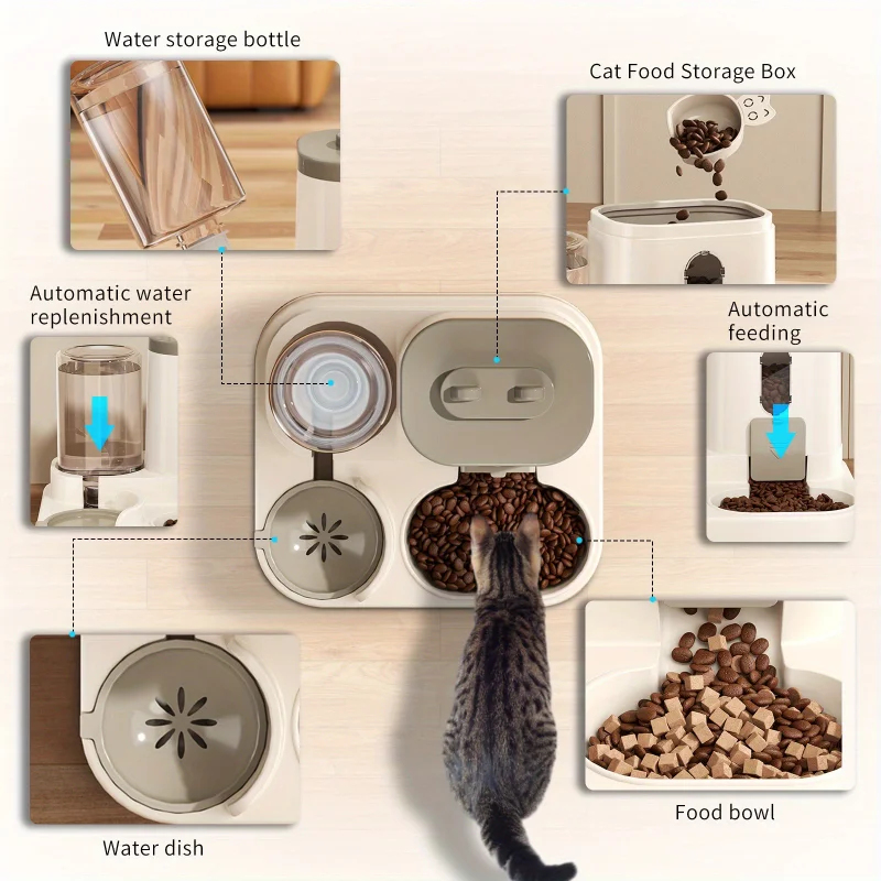 KEMORELA Automatic Cat Bowl Fe - Royal Canin Food Medium ulasan dan harga