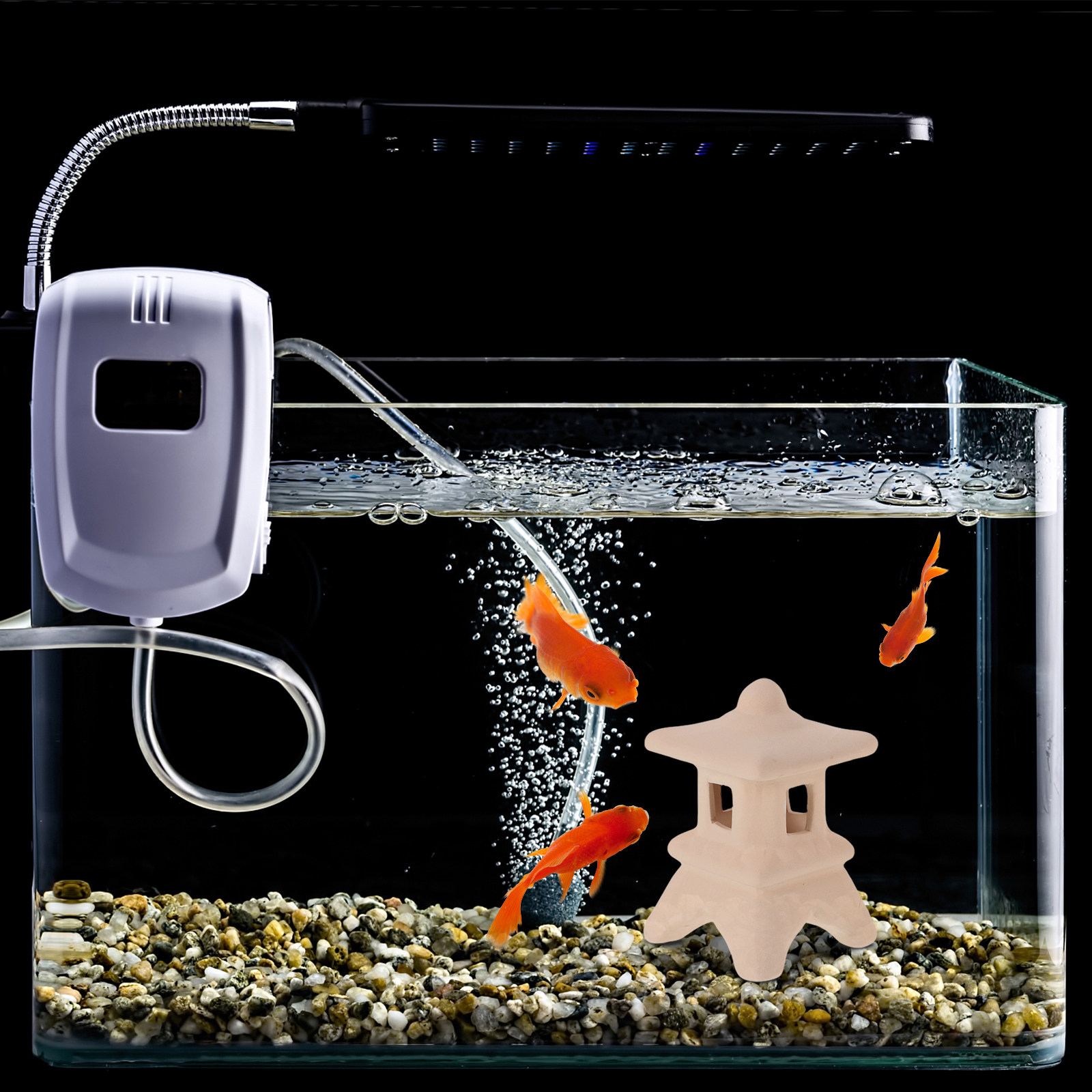 2Pcs Ceramic Fish Tank Decor F - Hide Cave Ceramic ulasan dan harga