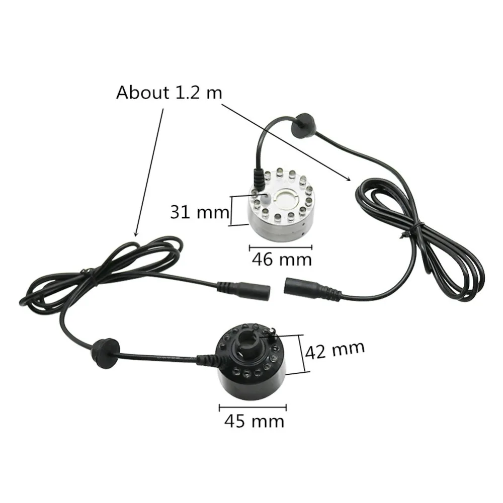 12 LED Atomizer Electric Air H - Terrarium Fogger Ultrasonic ulasan dan harga